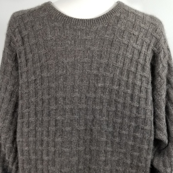 Vintage Clan Douglas Cashmere Mens Sweater L Grey - Picture 3 of 7